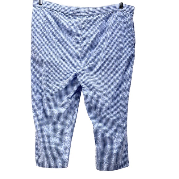 Quacker Factory Vintage Capri Pants Set Blue Medium - Picture 5 of 16